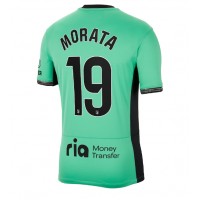 Atletico Madrid Alvaro Morata #19 Tredjetrøje 2023-24 Kortærmet